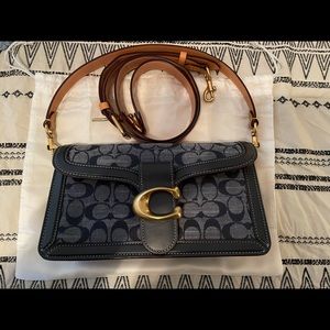 Coach chambray tabby